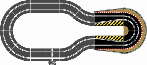 Hairpin Curve 1:32 Scale Accessory by Scalextric Scalextric C8512 Track Extension Pack 3