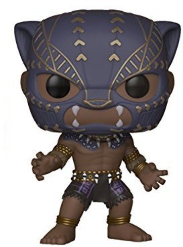 Funko POP! Marvel: Black Panther Movie - Black Panther (Warrior Falls) Collectible Figure