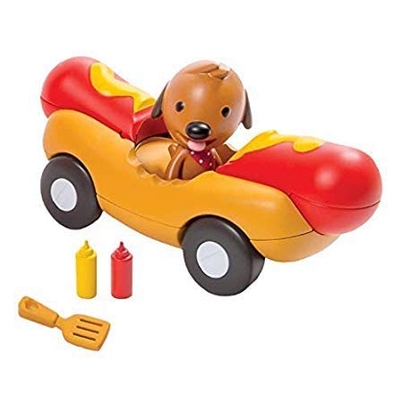 SAGO mini | Children's Set Multi-Coloured Portable Vehicle with Accessories Car Sausage Dog multicoloured