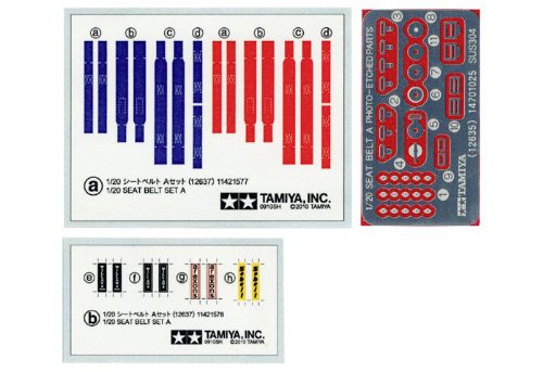 Tamiya 300012637 - 1:20 Racing Belt Set A