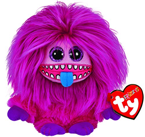 Carletto Ty 37139&nbsp;ZeeZee Frizzy with Glitter Eyes - 15&nbsp;cm Soft Toy in Pink