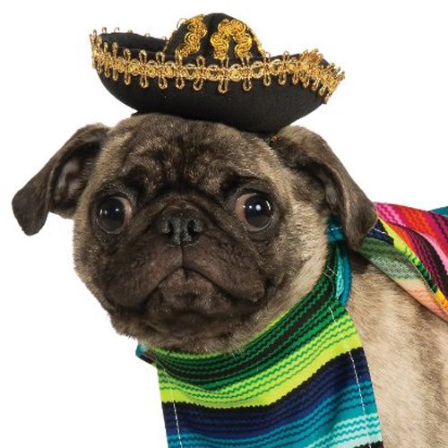 Rubie’s Official Pet Dog Costume, Mexican Serape Large TopToy