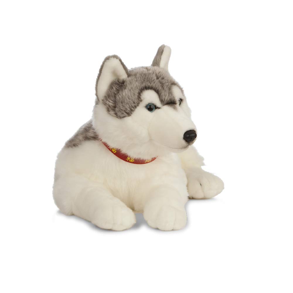 Living Nature Giant Husky Puppy Plush Toy