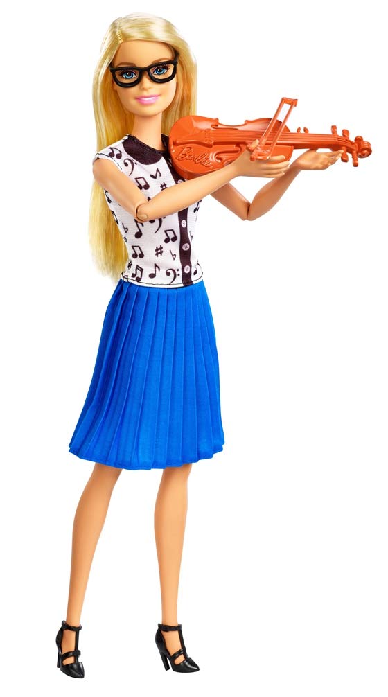 Barbie FXP18 Music Teacher Doll, Blonde and Playset with Flipping