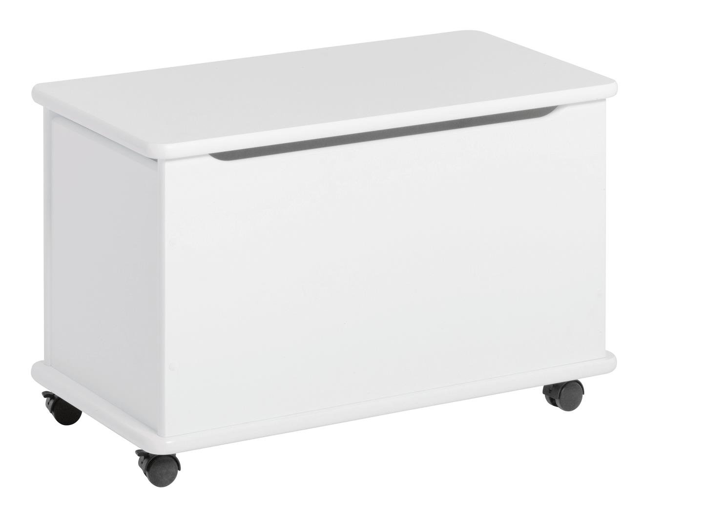 Hoppekids Storage Box, Toy Chest with SoftClose, MDF, 73x45x39 cm, Wood