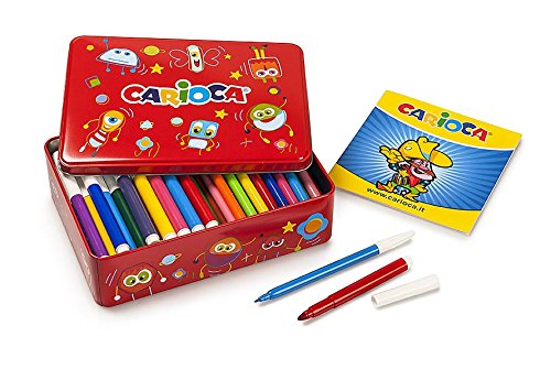 Colored markers for kids, Joy, Carioca, plastic, 17x12.7x1.2