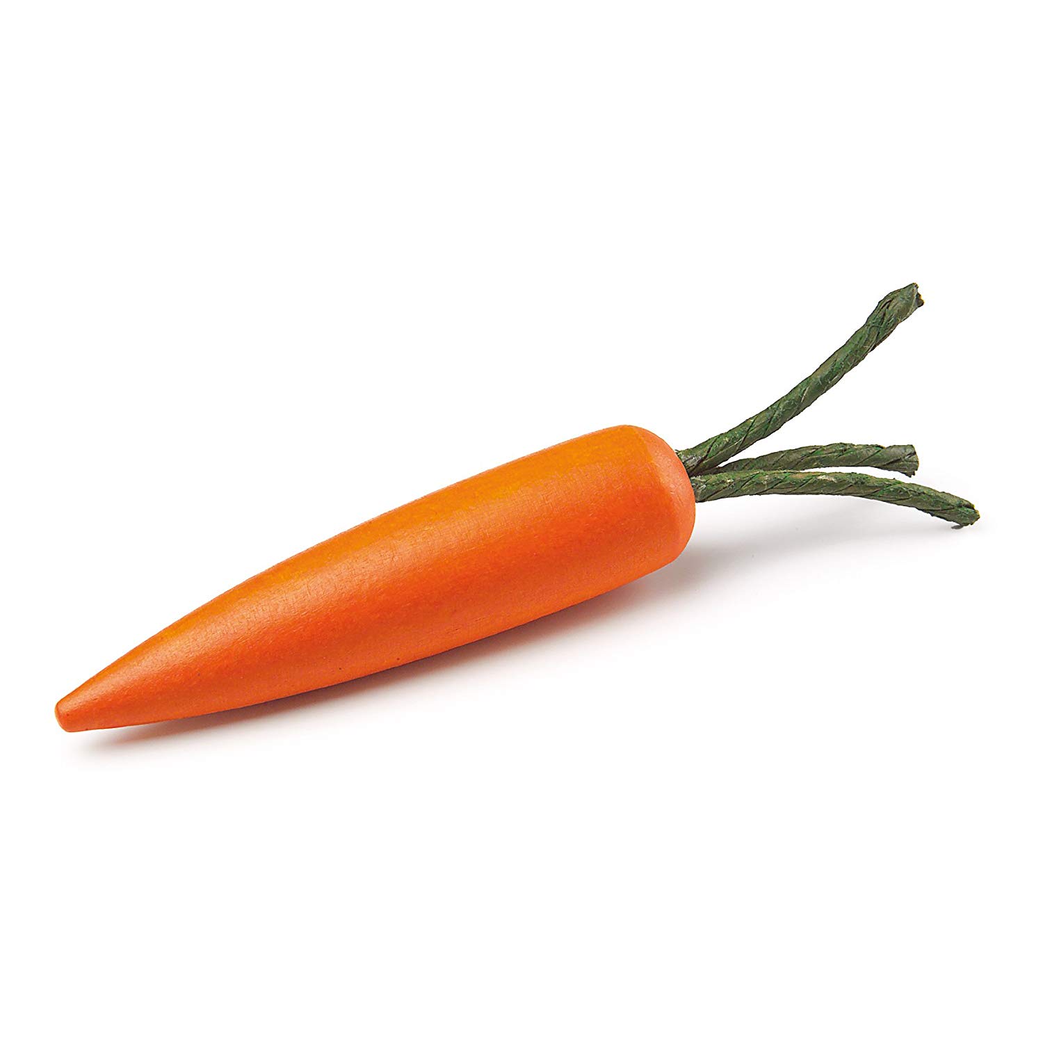 Wooden Play Food - Pretend Play Grocery Shop - Carrot (single) by Erzi
