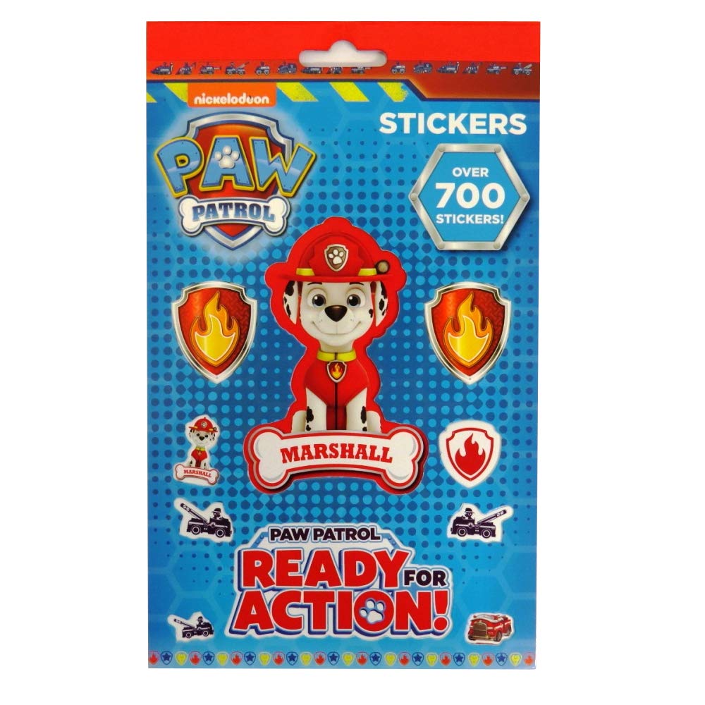 Nickelodeon Paw Patrol Characters Set Of 700 Stickers 9 Sheets 