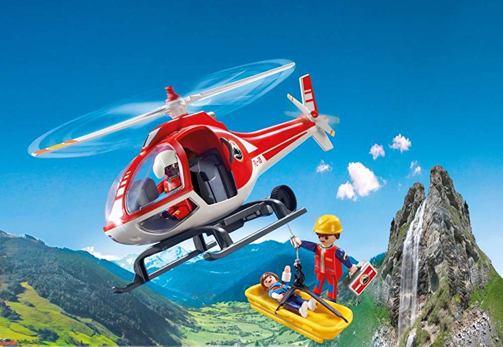 parti kost Opmuntring Playmobil 9127 Mountain Rescue Helicopter – TopToy