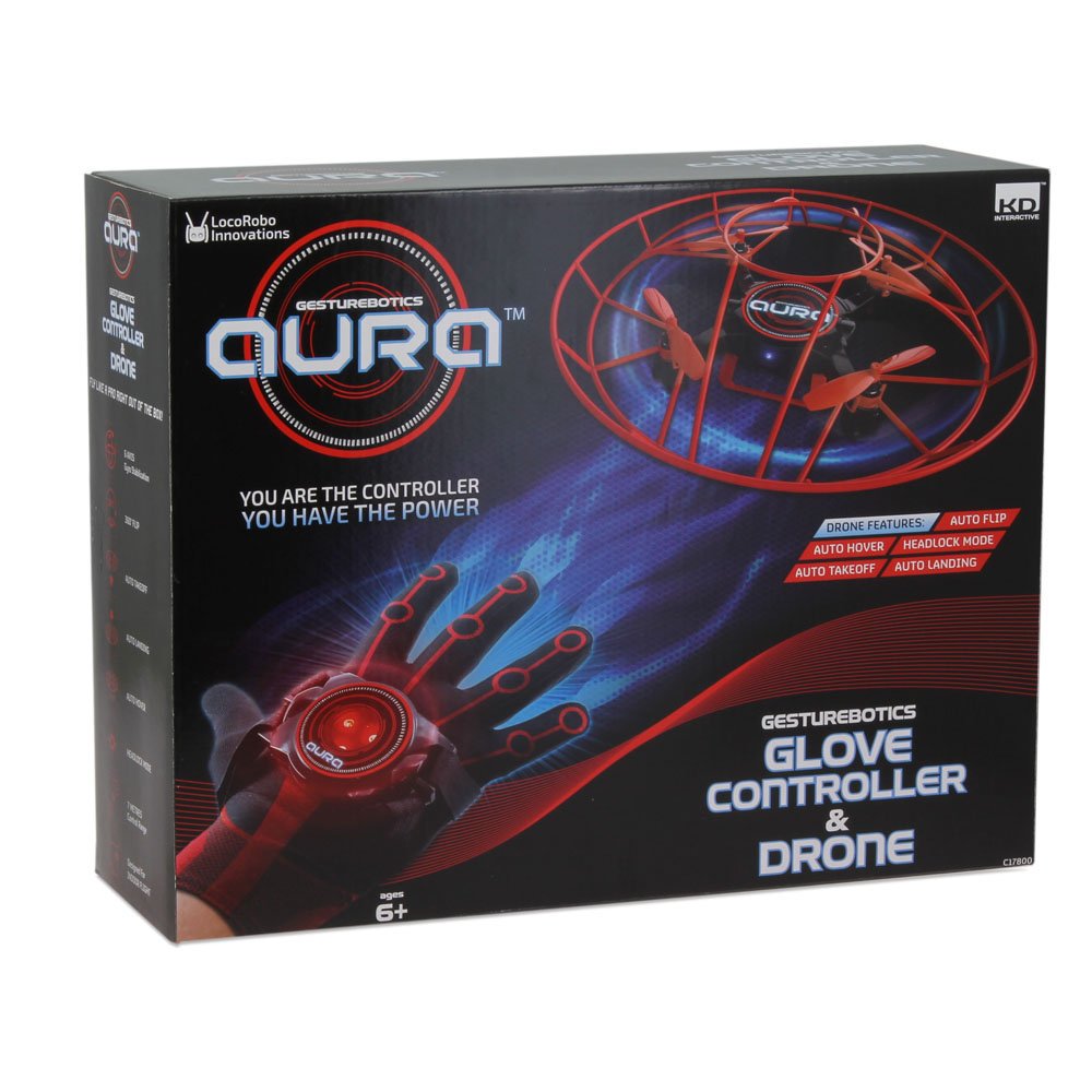 Aura GestureBotics GestureControlled Flying Drone TopToy