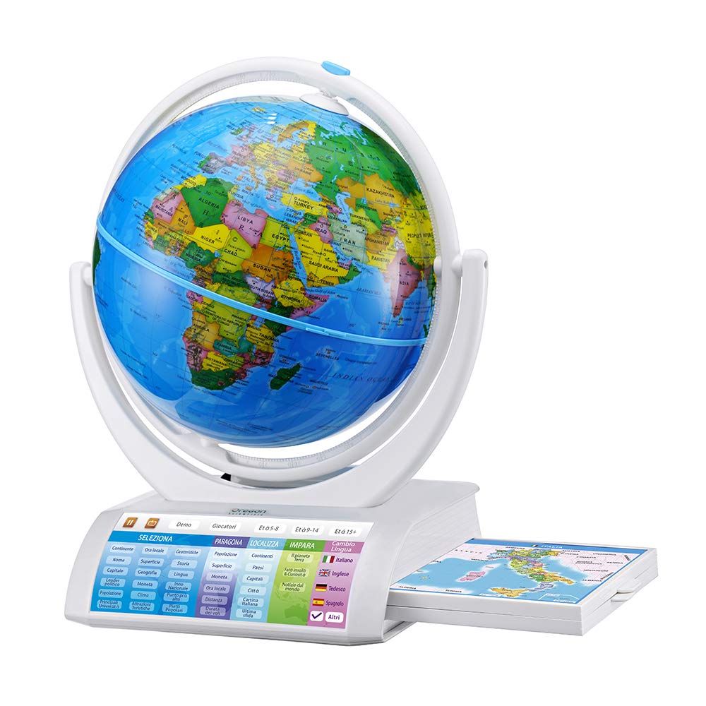 Oregon Scientific SG338R Smart Globe Explorer AR Educational World