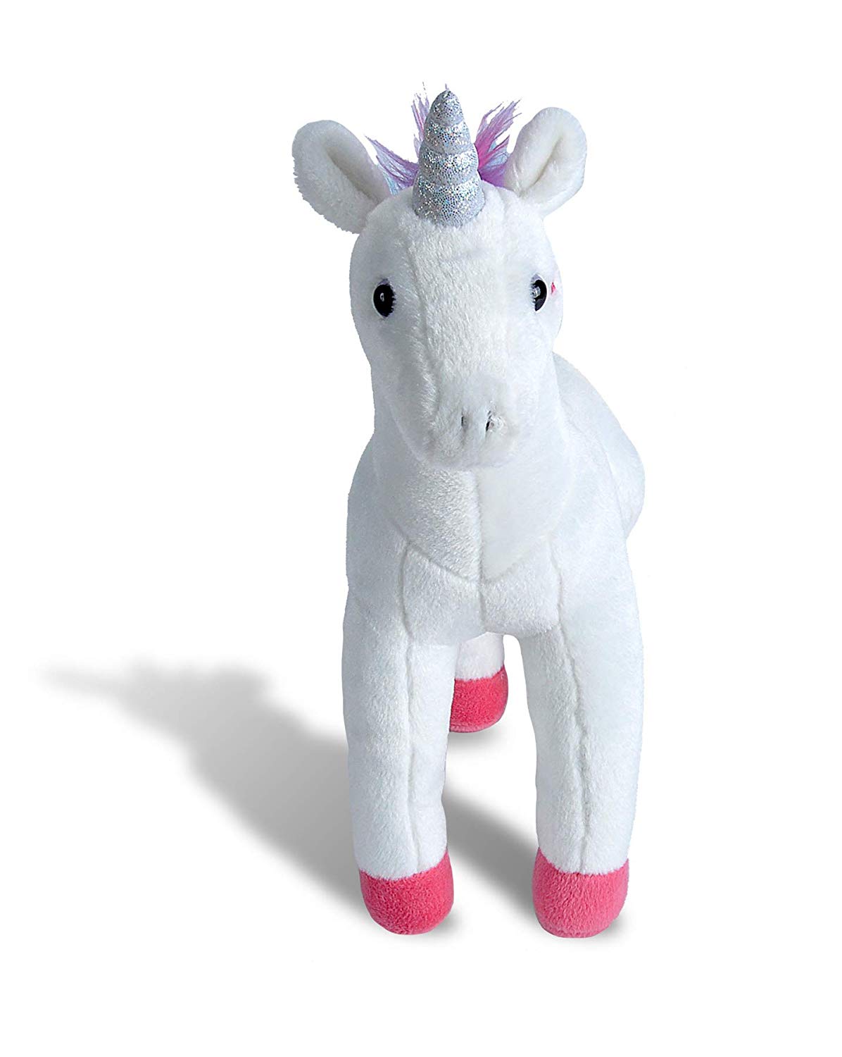 Wild Republic 23256 Cuddly, Fleecy Plushed Unicorn, Cuddlekins Soft Toy, White Stars, 30 cm - Image 2
