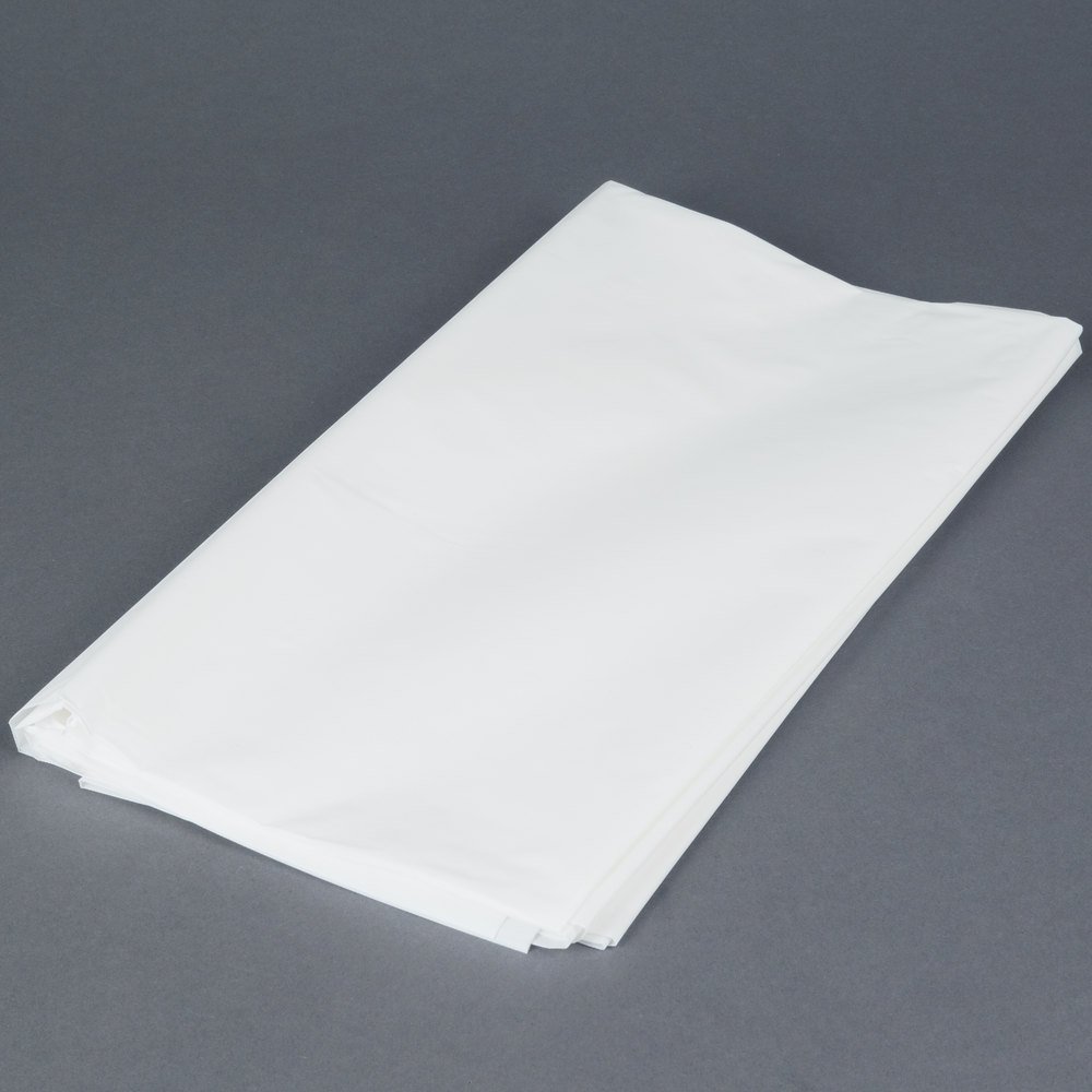 amscan 11013509 White Rectangular Plastic Tablecover 1.37m x 2.74m – 1 ...