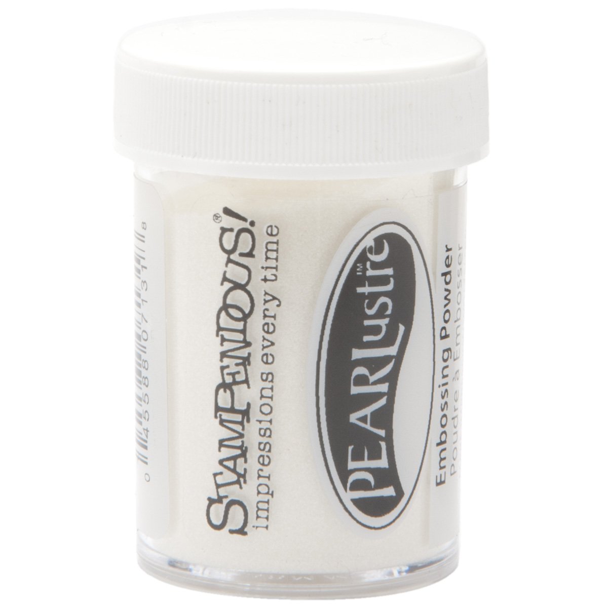 Stampendous 1-Piece 0.67 oz Large PEARLustre Embossing Powder, Pearl ...