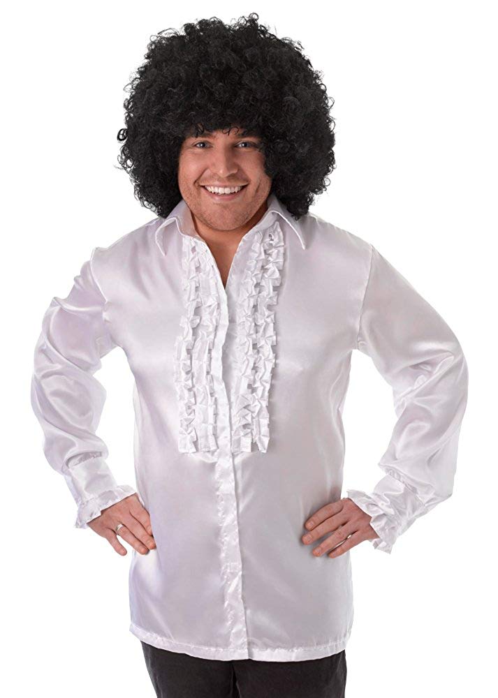 Bristol Novelty Satin Shirt & Ruffles. (adult Costume) – Male – One ...