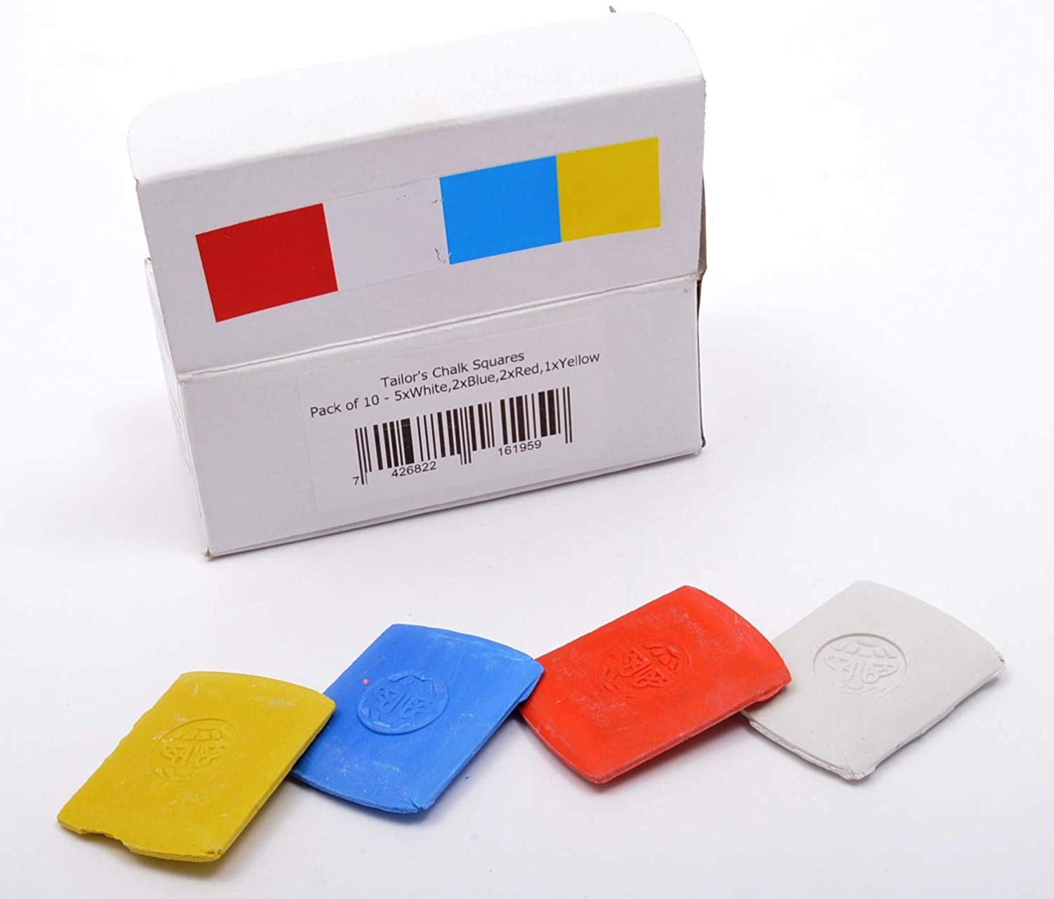 Multiple Pack Chalk Trimz Tailor’s Chalk, Multi Colour Pack, 10 Count (Pack of 1) – TopToy USA
