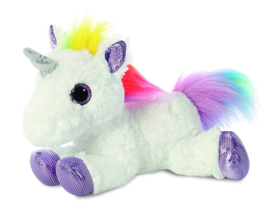 AURORA Dragons, 60857, Sparkle Tales, Dazzle The Unicorn, 12In, Soft Toy, Multi-Coloured, 12-Inch - Image 2