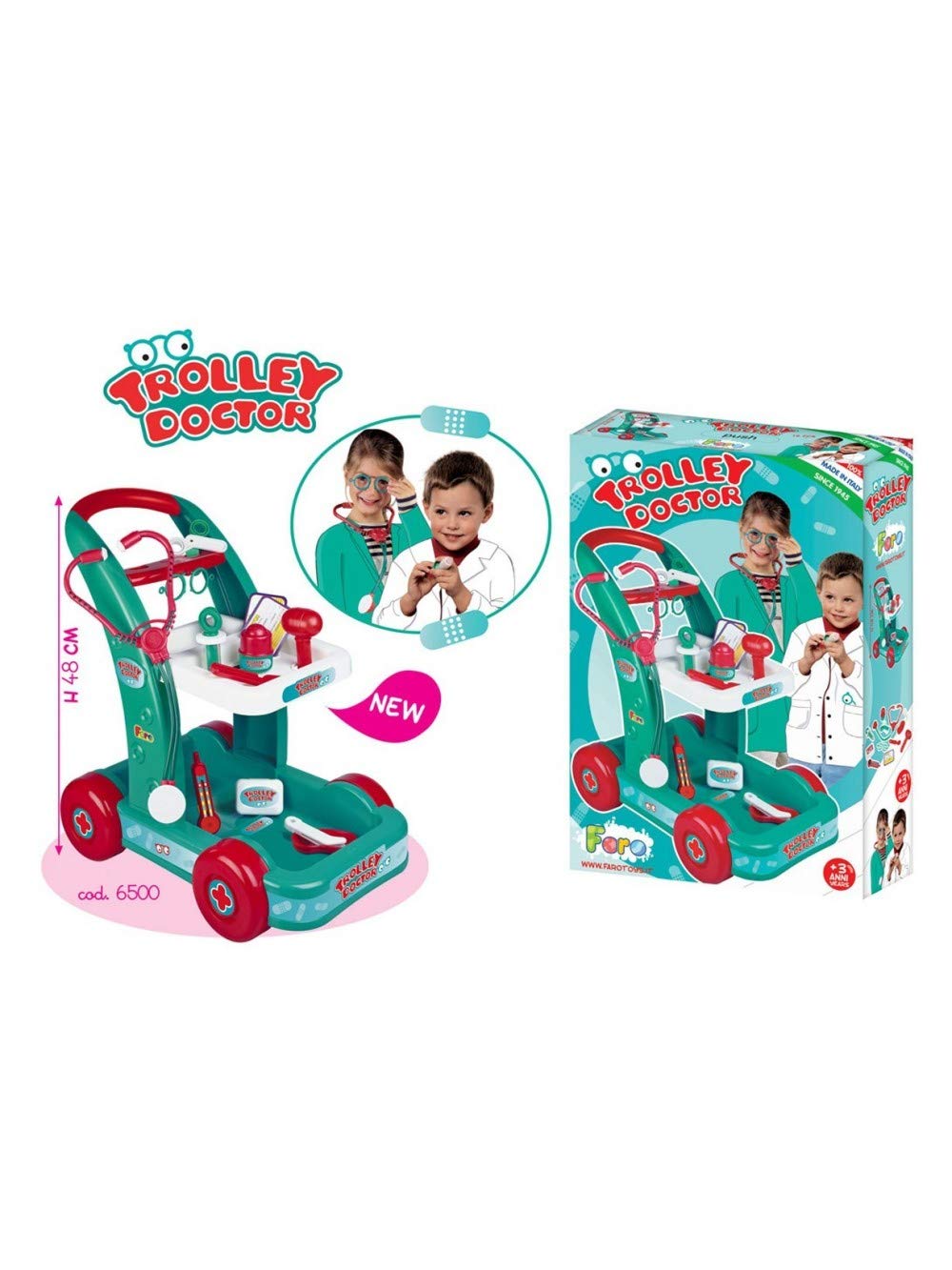 toy doctor trolley