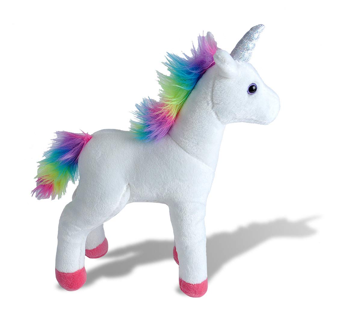 Wild Republic 23256 Cuddly, Fleecy Plushed Unicorn, Cuddlekins Soft Toy, White Stars, 30 cm - Image 4
