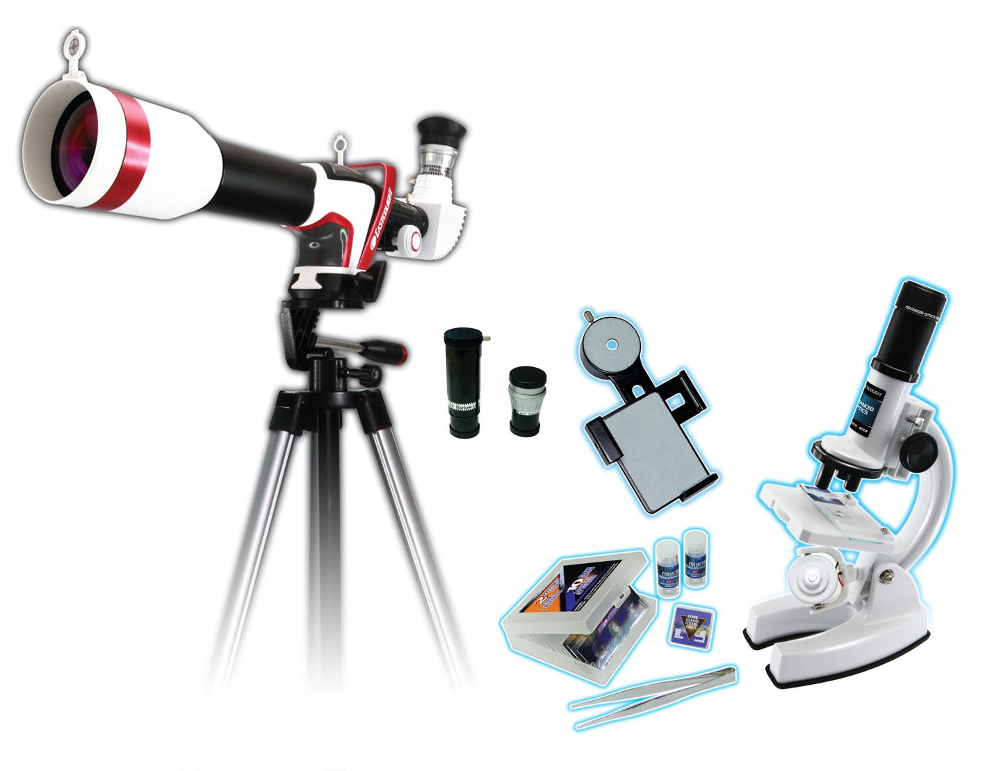 Deluxe 375 Power HD Sport Telescope and Microscope Set TopToy