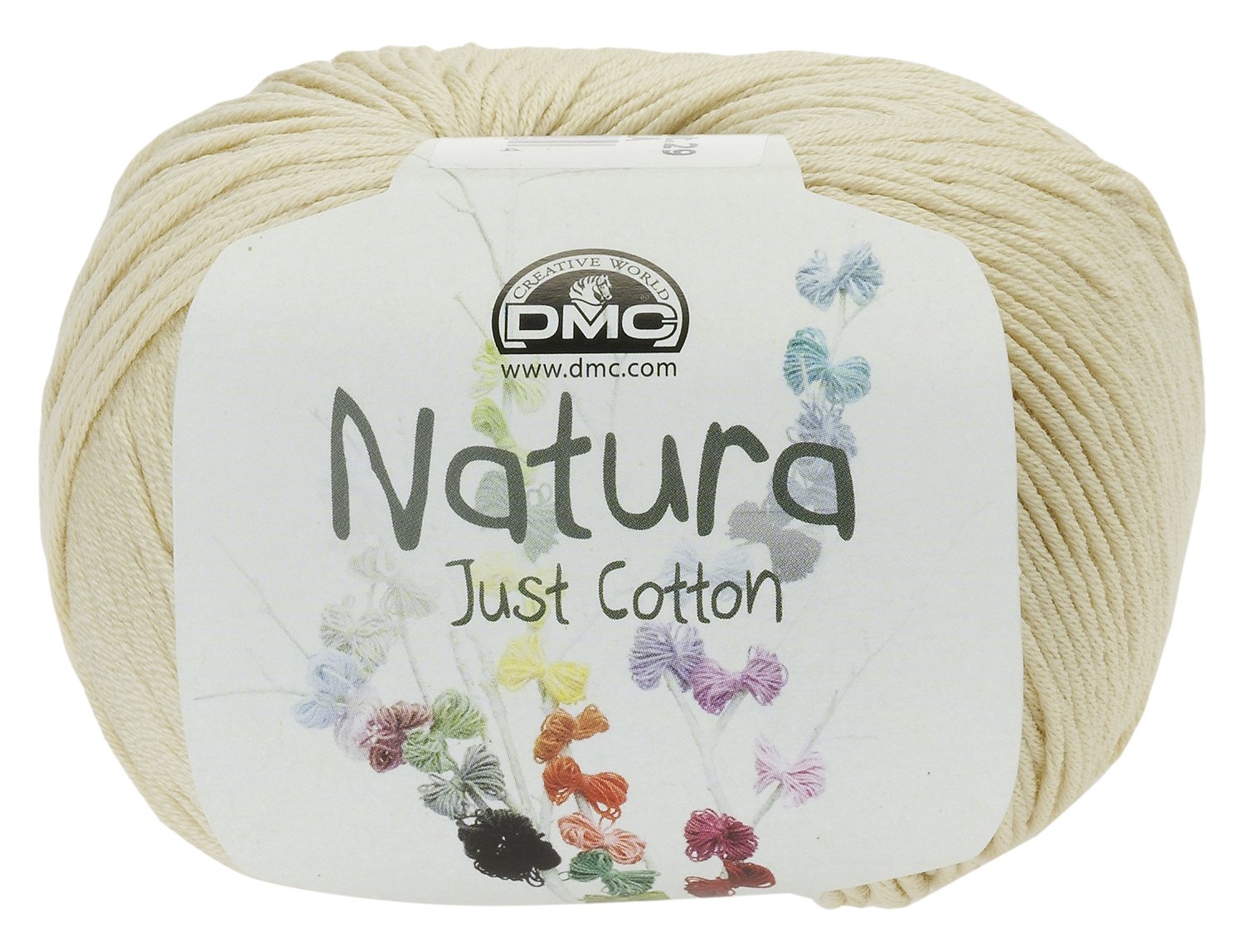 DMC Natura Yarn, 100 percent cotton, Gardenia N36