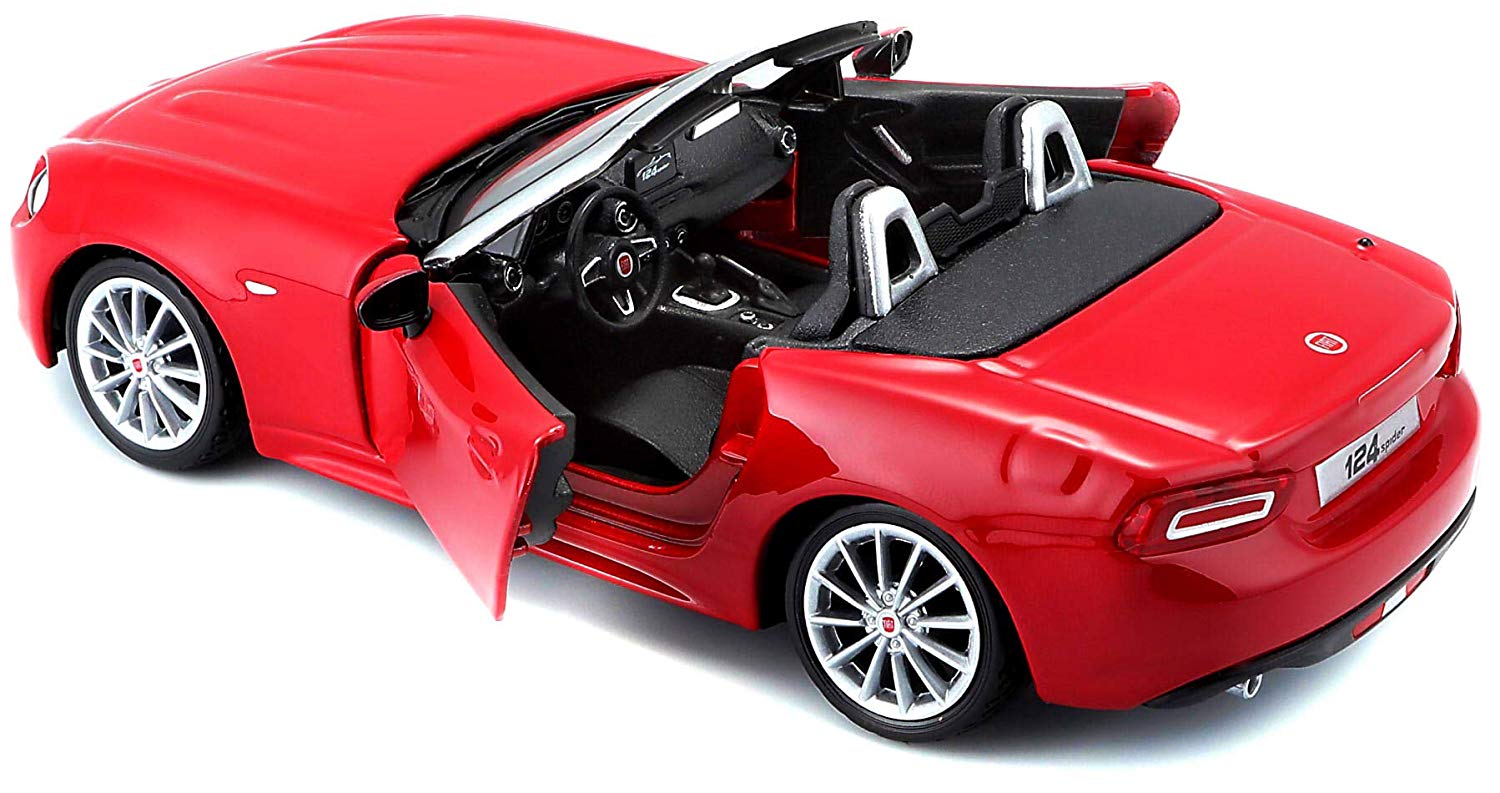 Bburago B18-21083 1:24 Fiat 124 Spider, Assorted - Image 3