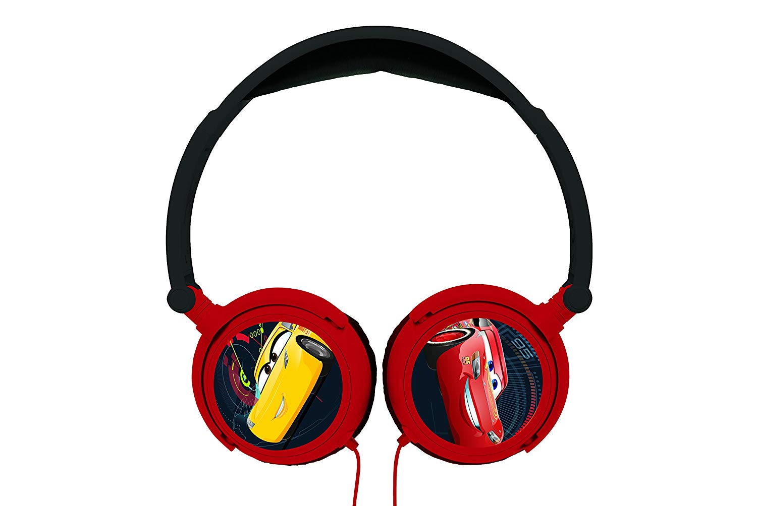 Lexibook Disney Pixar Cars Lightning McQueen Stereo Headphone, kids