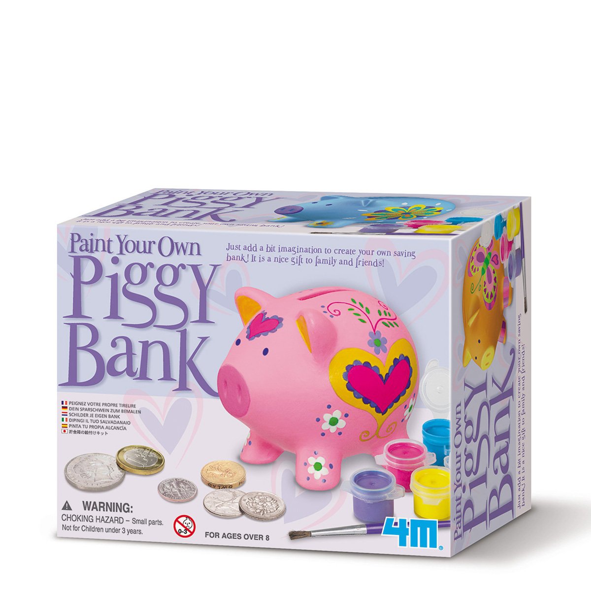 4M Paint Your Own Piggy Bank TopToy