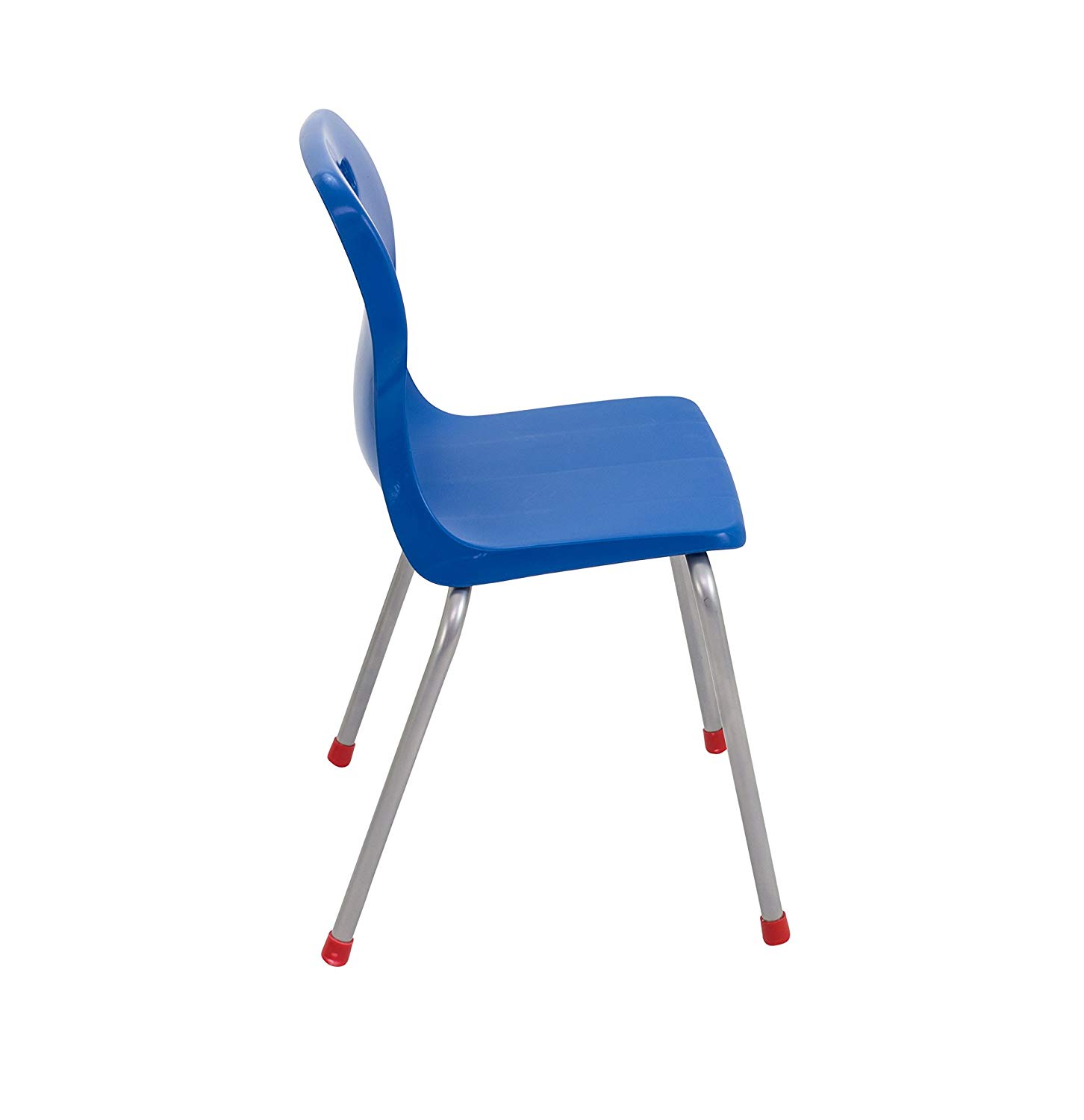 2-Piece Blue Pack of 2 Size 6 Titan 4 Leg Classroom Chair Plastic Ages 13+ 