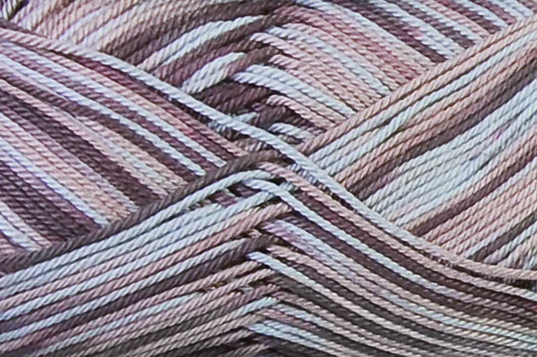 Grundl 861196 50 g Cotton Quick Print Knitting Yarn Ball, Brown Multi