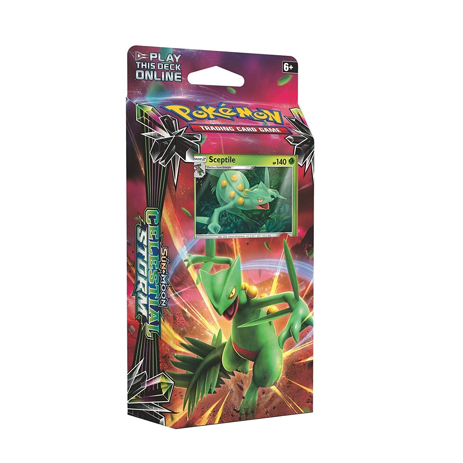 Pok&eacute;mon POK81444 TCG Sun and Moon Celestial Storm Theme Deck-1 at Random, Multi-Colour