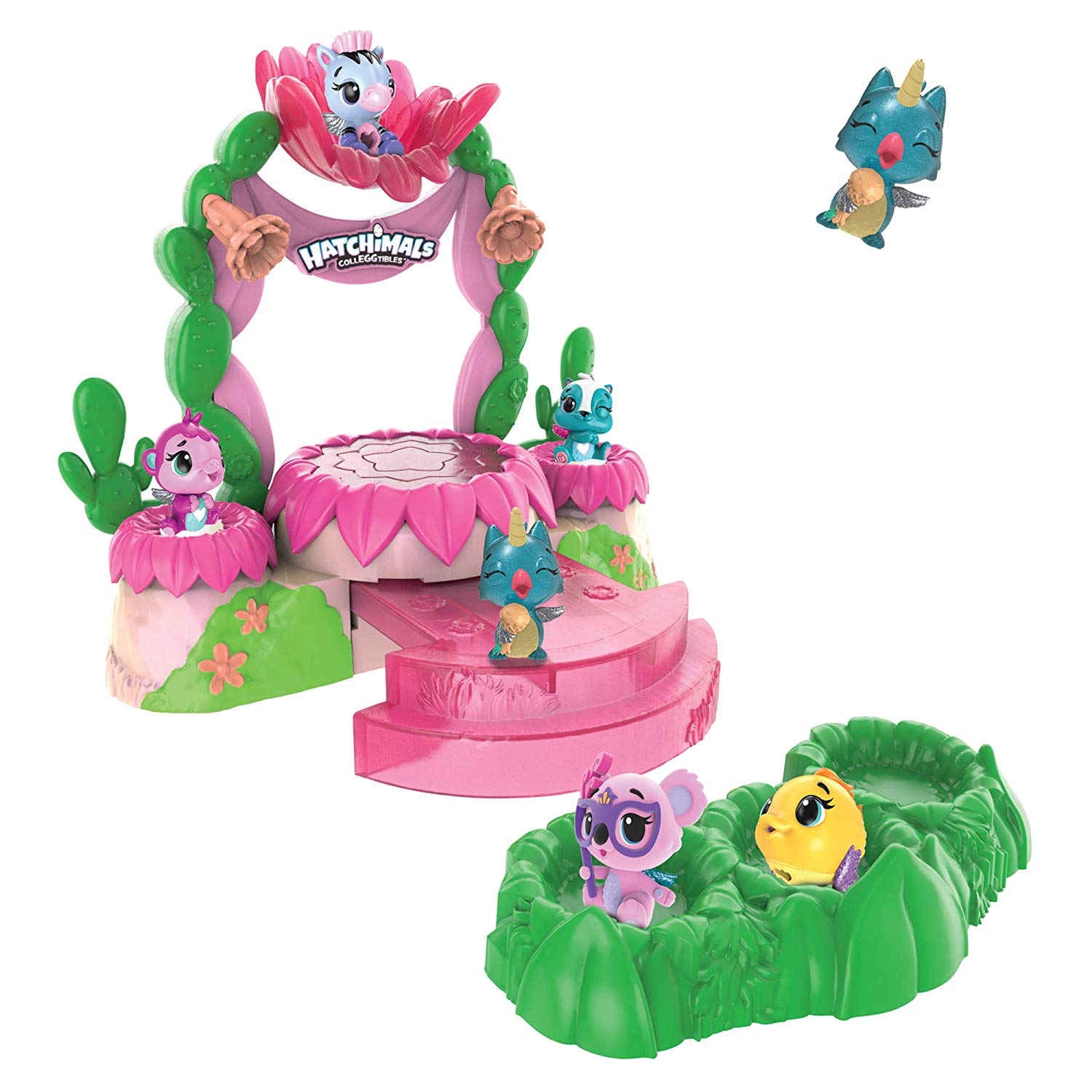 HATCHIMALS CollEGGtibles — Talent Show Light-up Playset with an ...