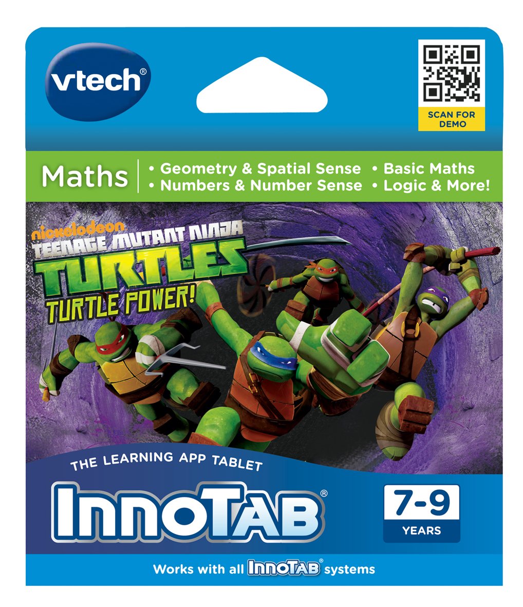 MATH Vtech  Teenage Mutant Ninja Turtles InnoTab Learning App Software 