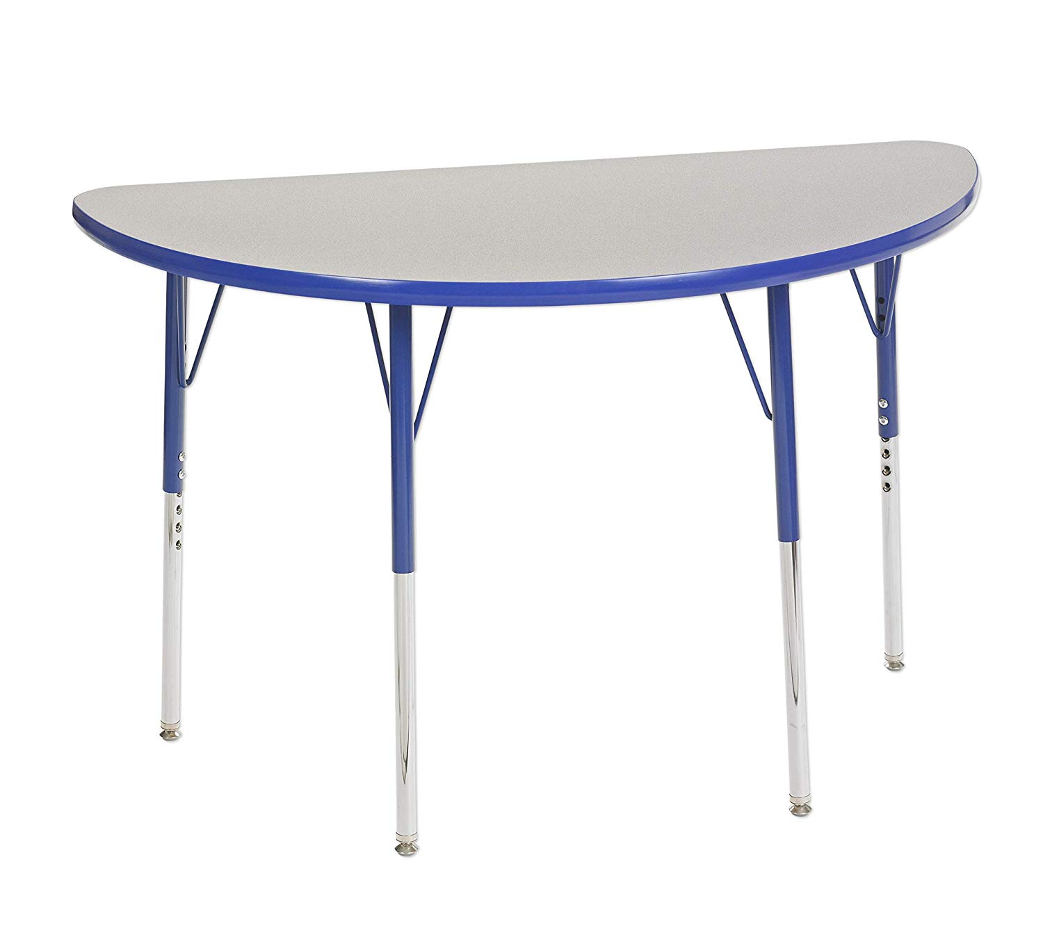 ECR4Kids Mesa TMold 24″ x 48″ Half Round School Activity Table