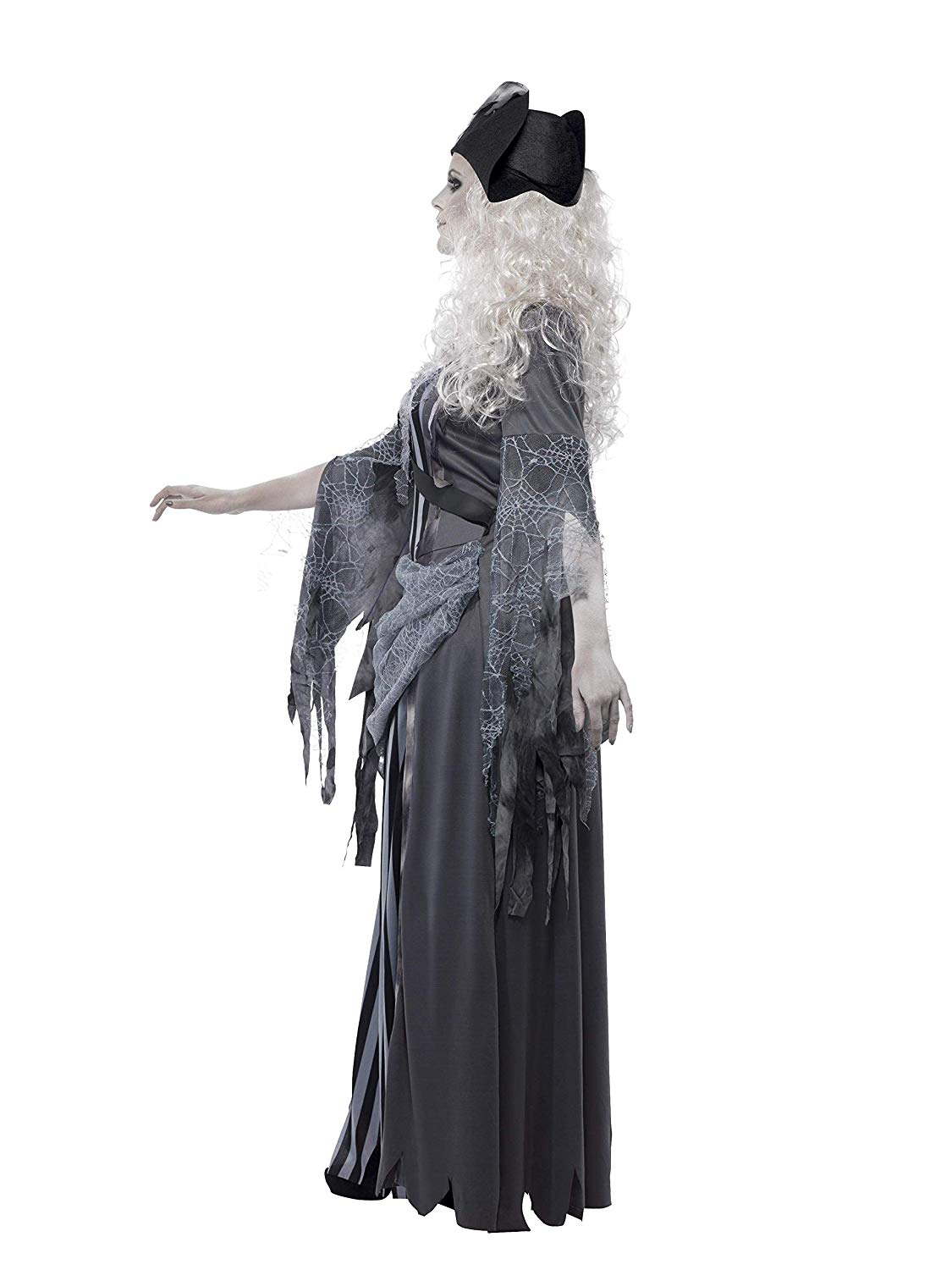 Smiffys Adult Women's Ghost Ship Princess Costume, Dress and Hat, Ghost Ship, Halloween, Size: M, 22970 - Image 2