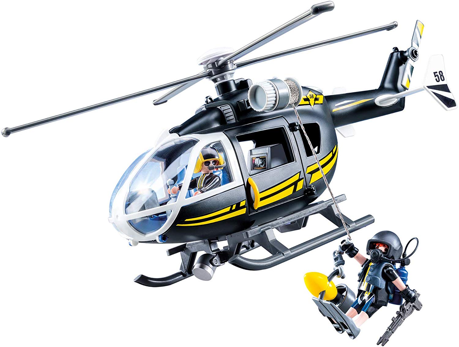 9363 City Action Helicopter with Working Winch –