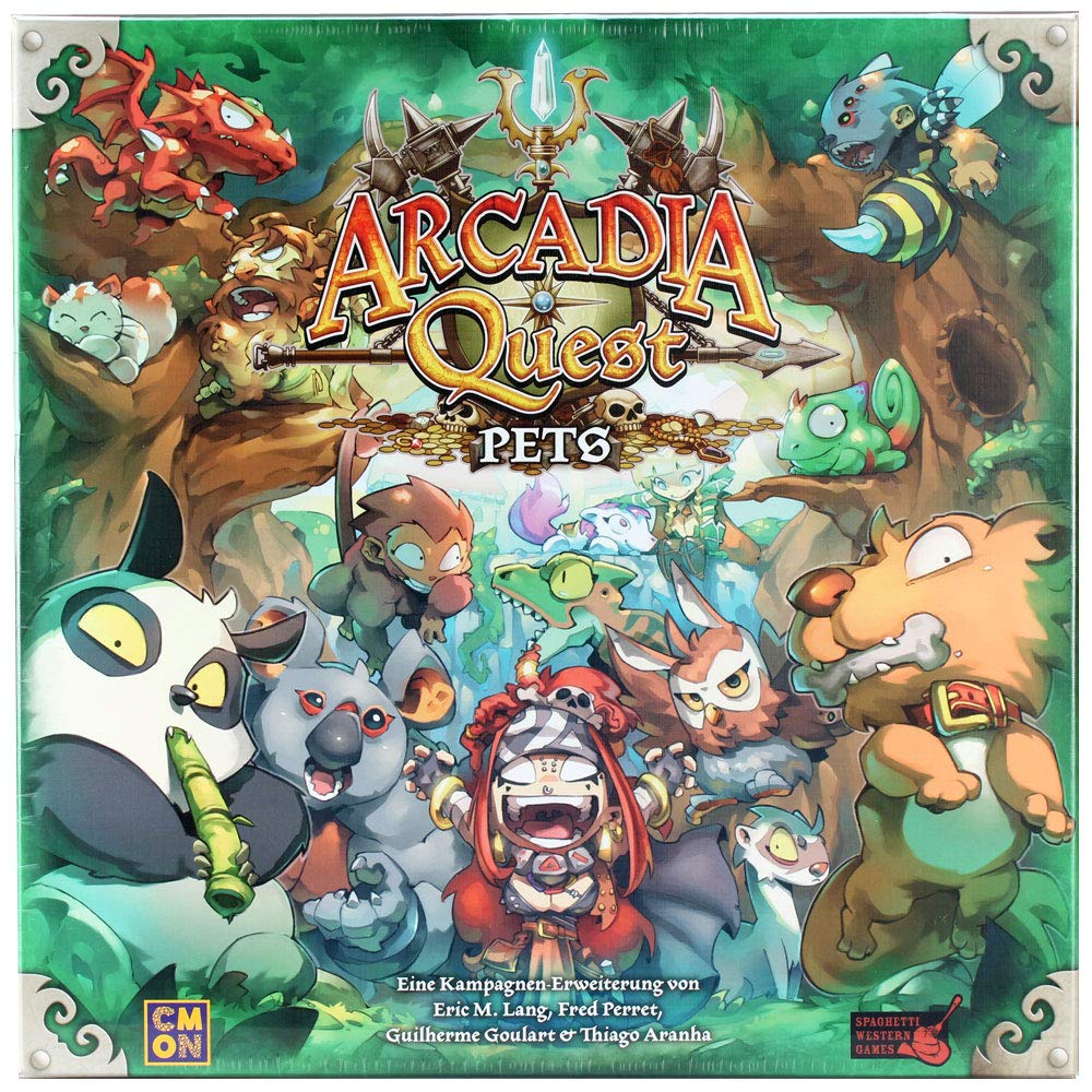 Asmodee CMN0054 Arcadia Quest Pets Expansion TopToy