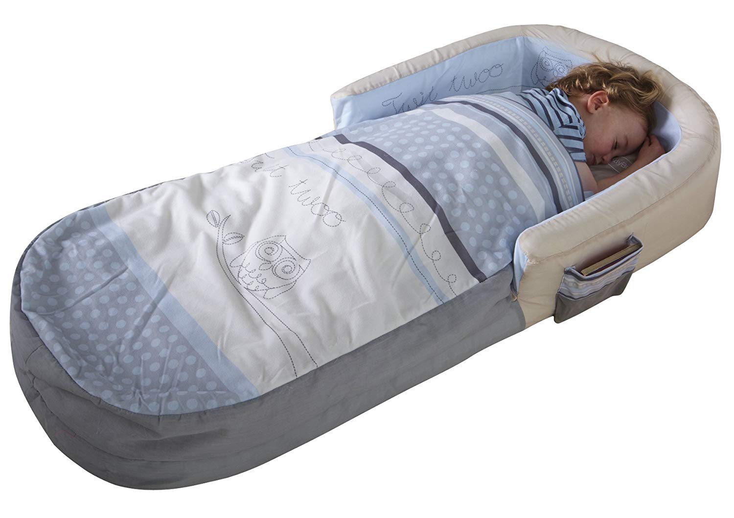 inflatable mattress or sleeping cot