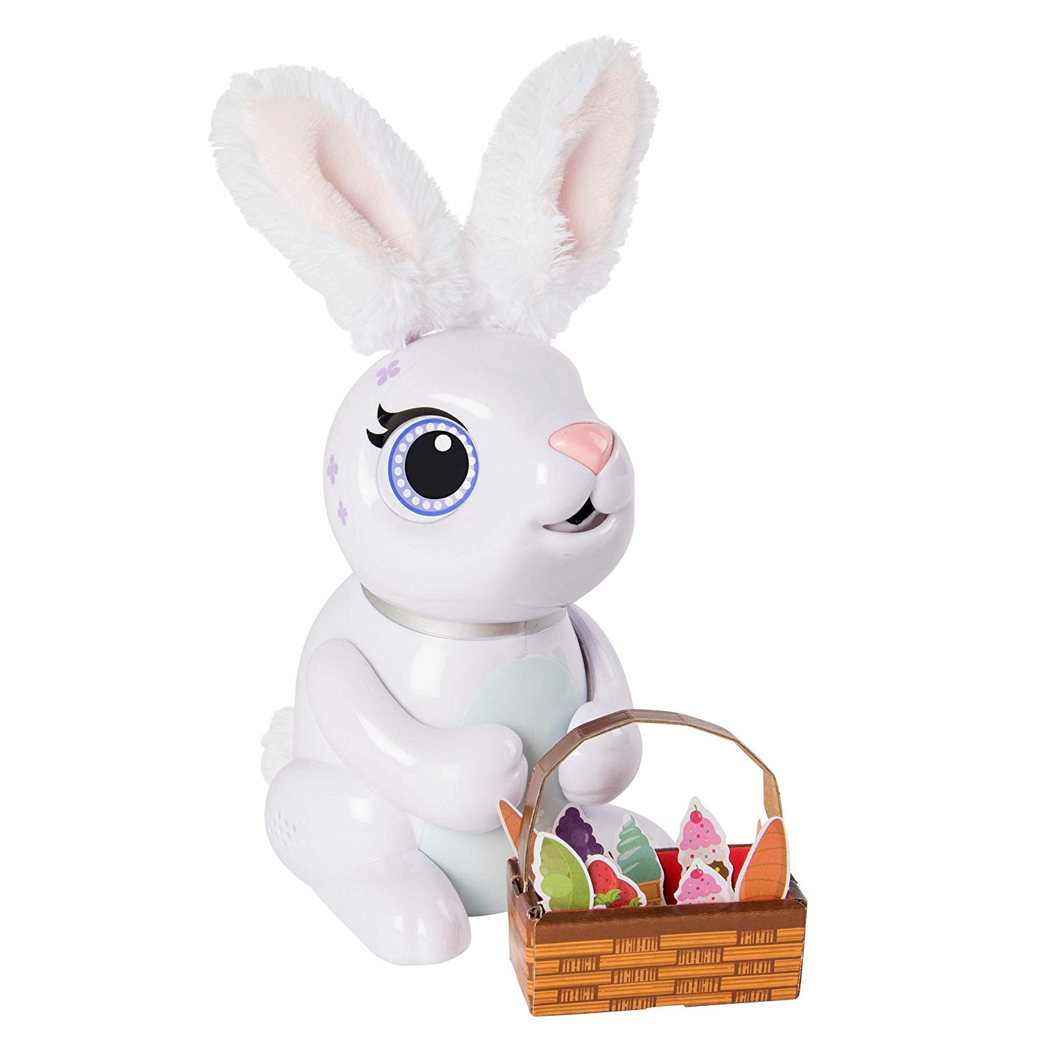 Zoomer Hungry Bunnies, Chewy, Interactive Robotic Rabbit that Eats, for
