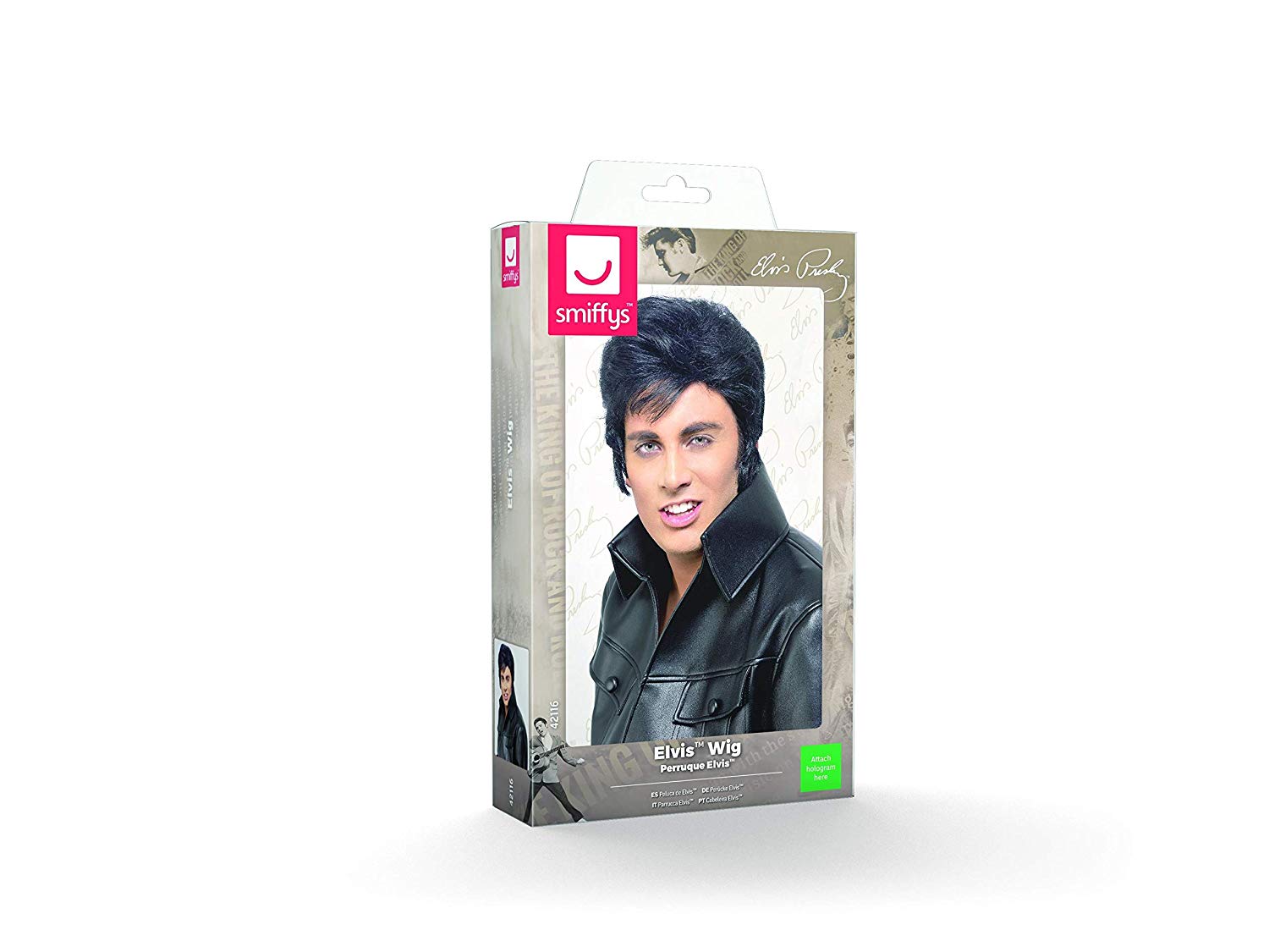 Smiffys Elvis Wig - Black - Image 2