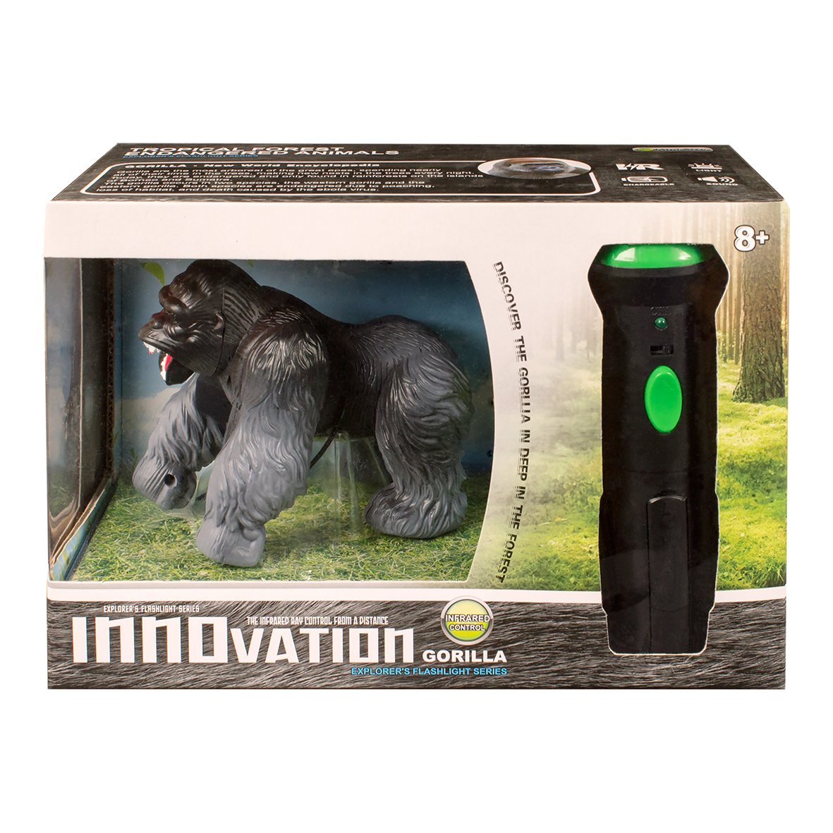 Global Gizmos 54650 Battery Operated Infrared Torch Remote Control