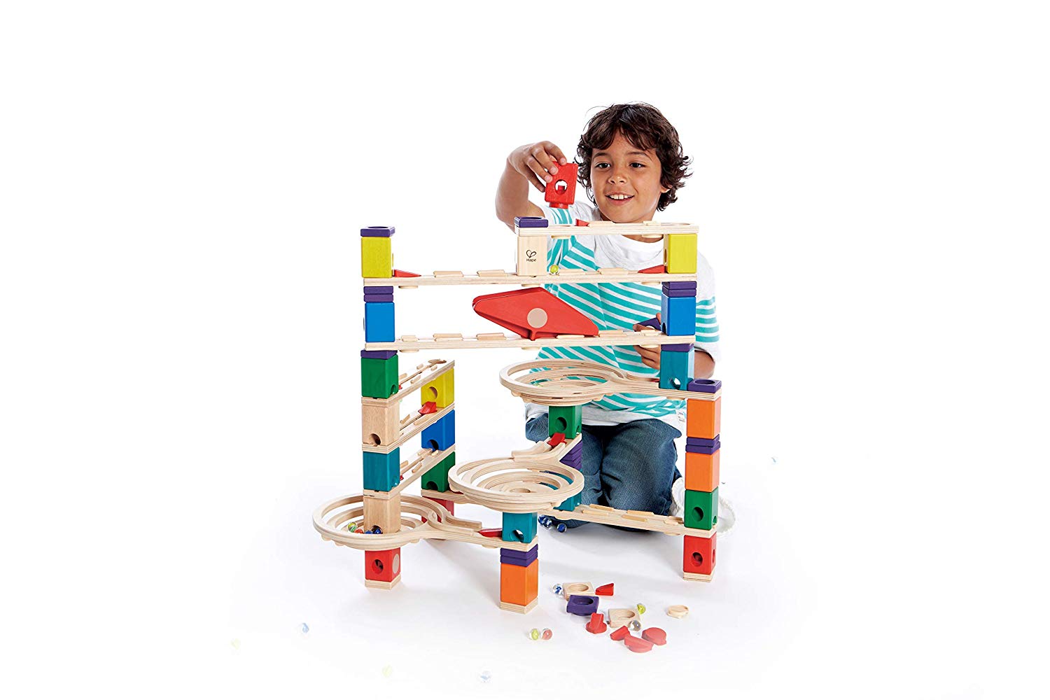 Hape Quadrilla Wooden Marble Run BuilderVertigoHigh Quality Wooden