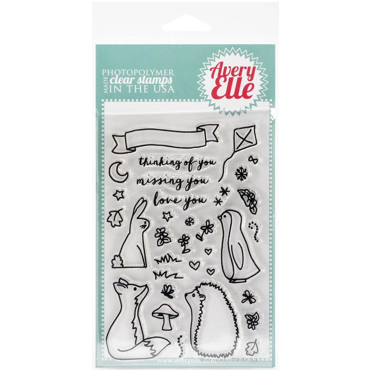 Avery Elle Clear Stamp Set 4 x 6-inch, More Stories – TopToy