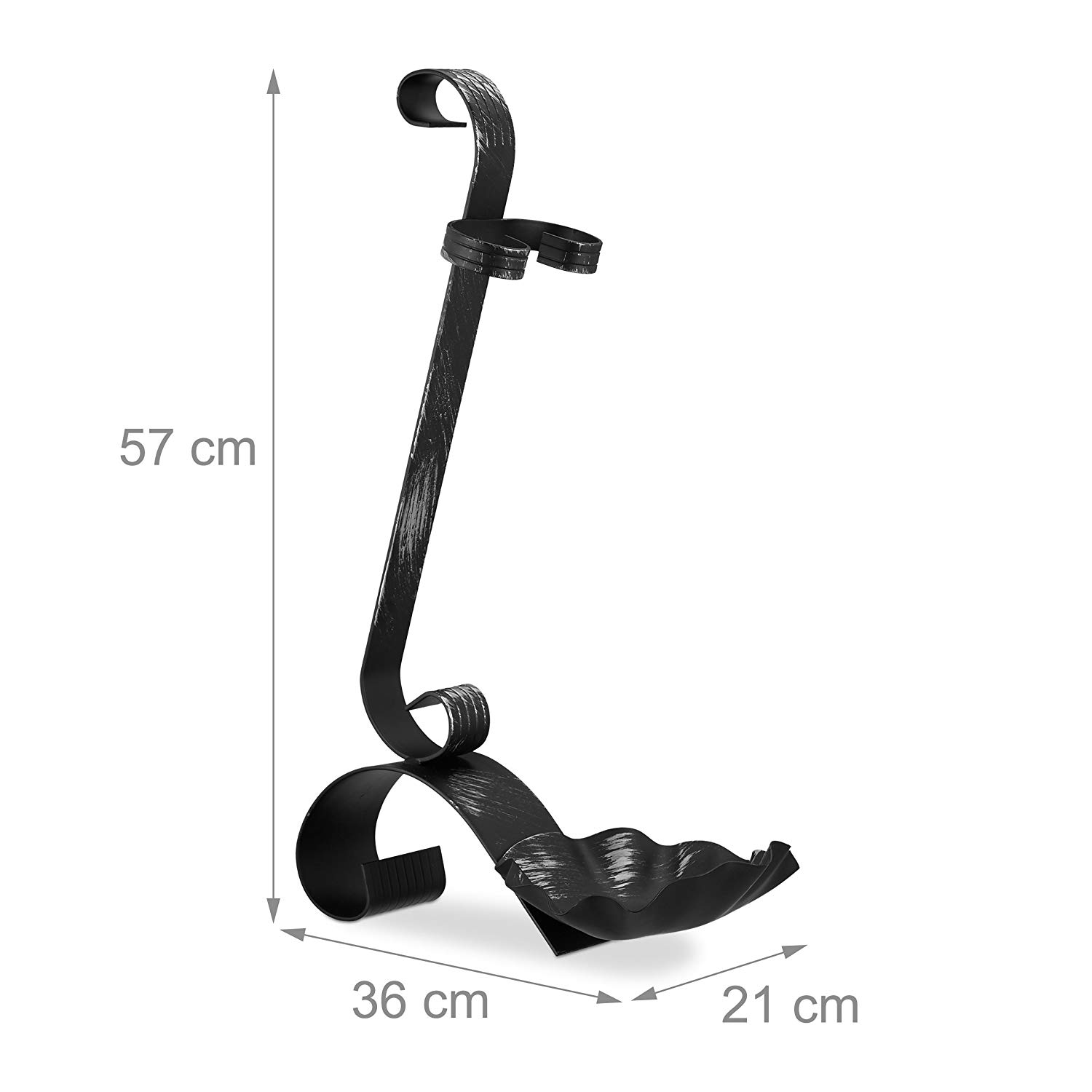 Relaxdays Steel Fireplace Companion Set, 4Piece Fire Irons with Shovel