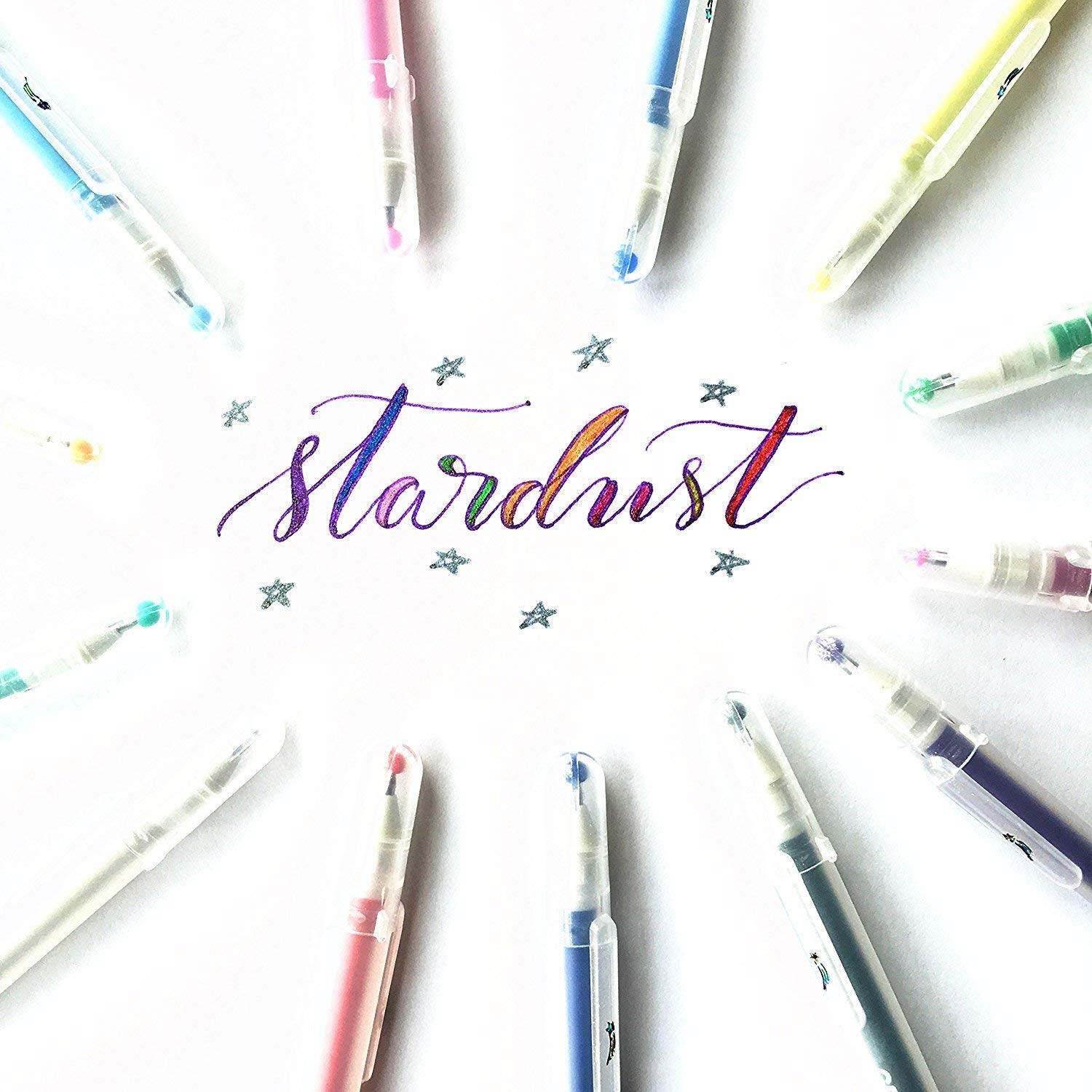 Sakura Gelly Roll Stardust Bold Point Pens 6/PkgClear TopToy