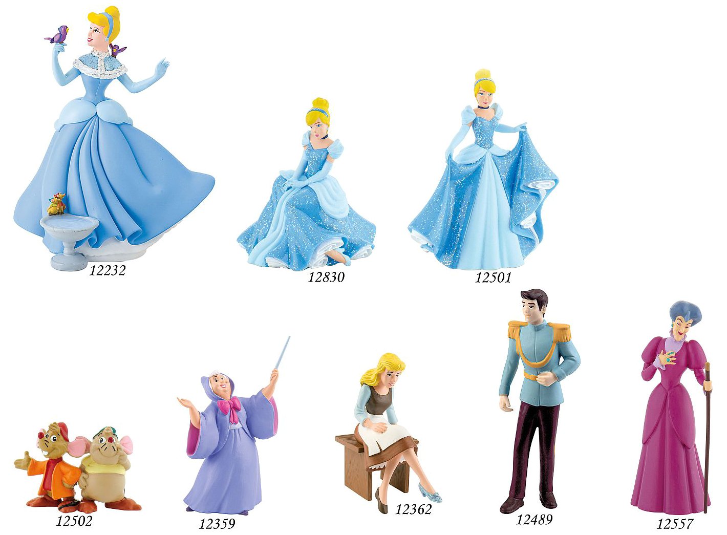 Bullyland 12501 Princess Cinderella Spielfigur Aschenputtel Sammelfigur Figure