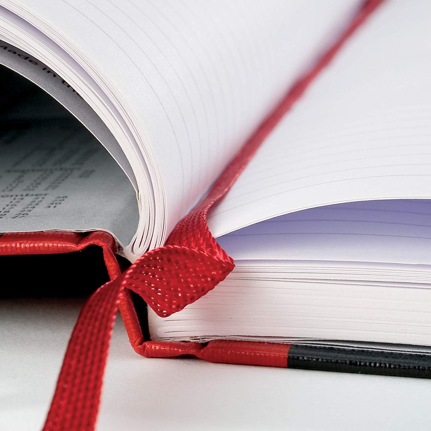 Black n' Red A4 Casebound Hardback Notebook - Ruled (1 Notebook) - Image 3