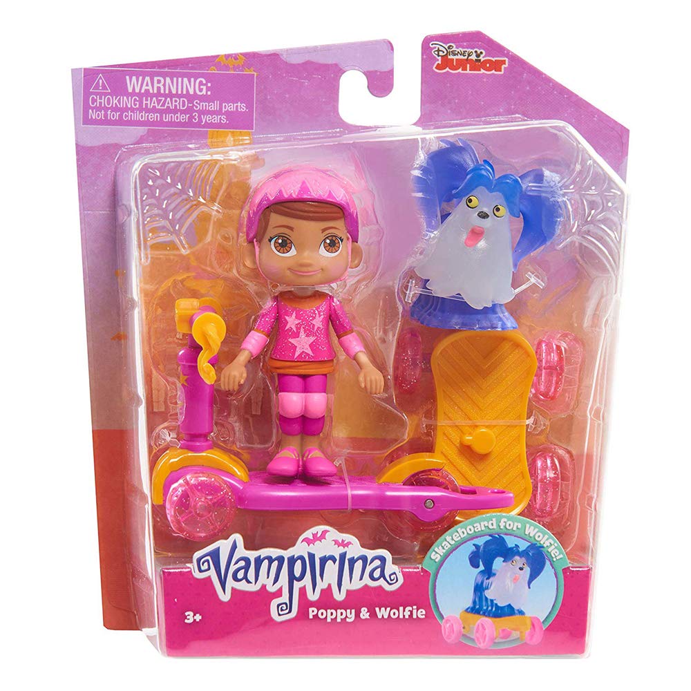 Vampirina JPL78117 Poppy and Wolfie Spooky Scooter Set - Image 2