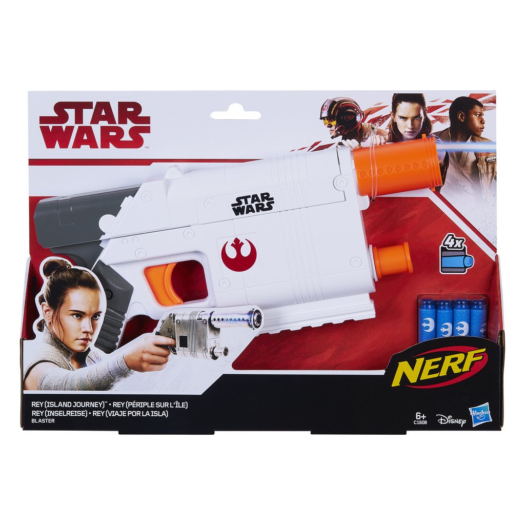 STAR WARS Nerf Rey Island Journey Blaster Figure – TopToy