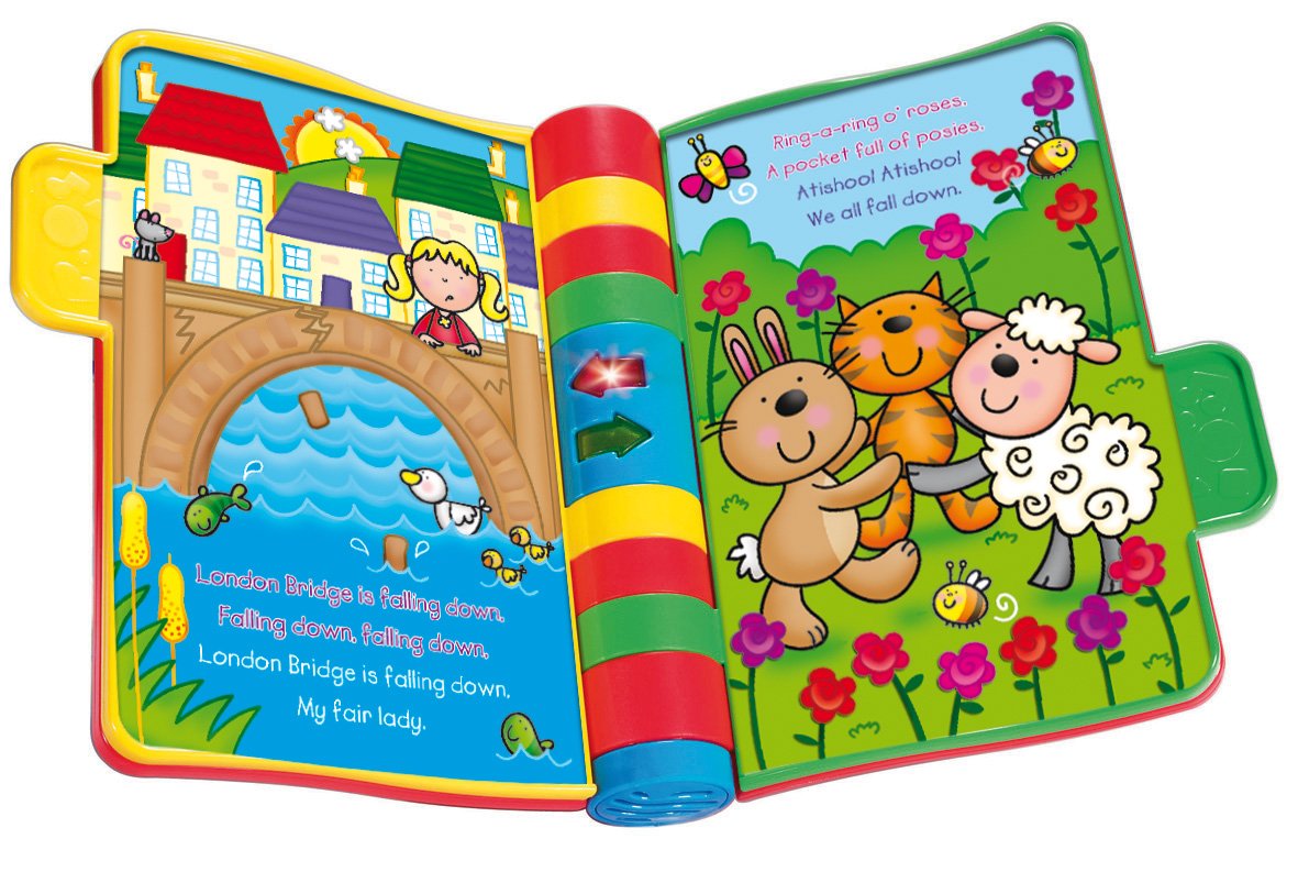 VTech Baby Nursery Rhymes Book - Multi-Colour - TopToy